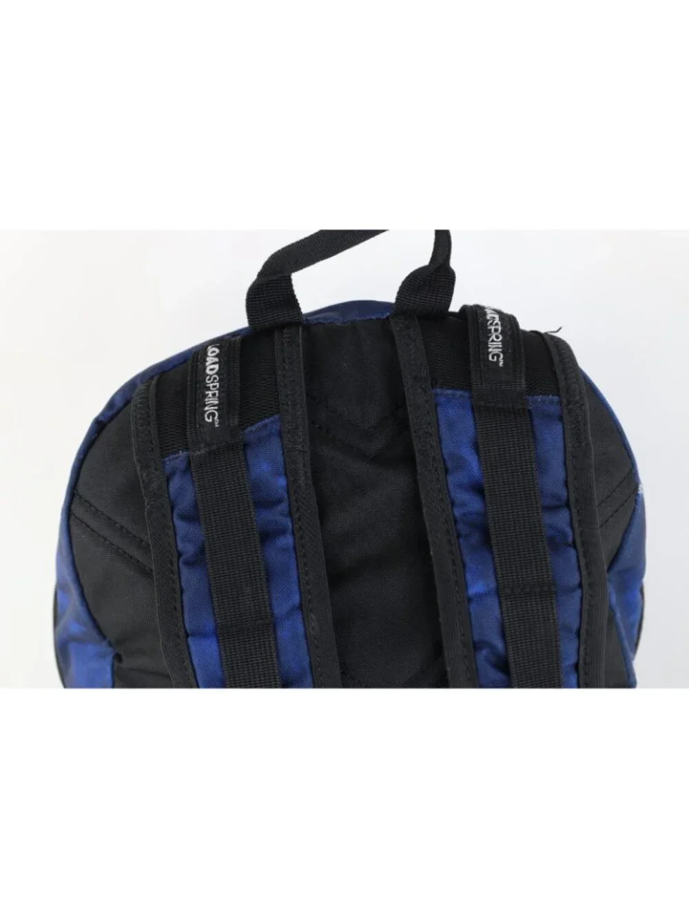 Vintage Y2K Adidas Distressed Load Spring Camouflage Backpack Book Bag Blue